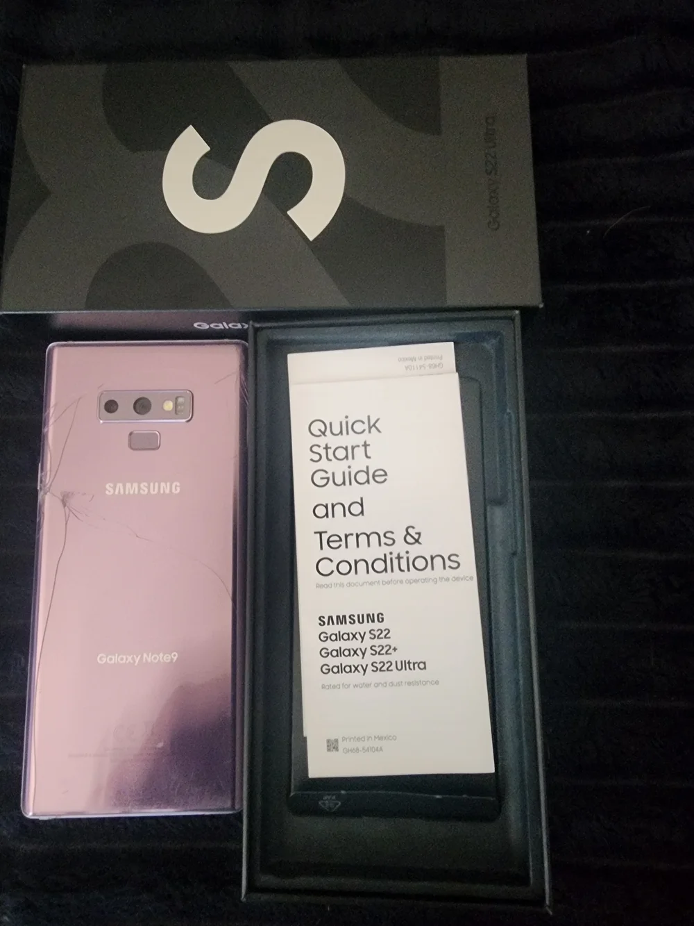 Samsung Galaxy Note9 Pink Lavender Back Panel